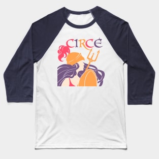 Circe Logo Rainbow Baseball T-Shirt